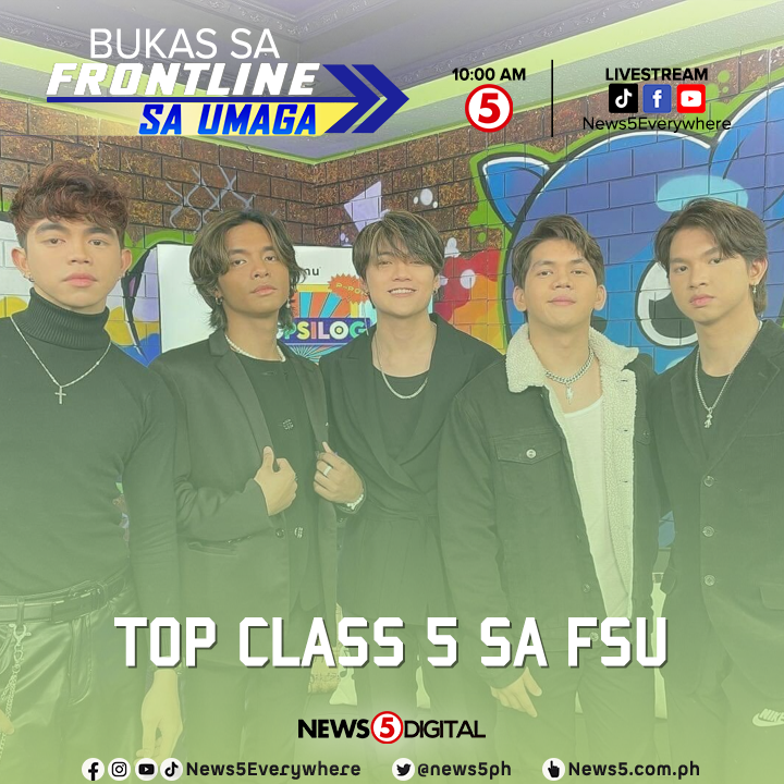 News5PH's tweet photo. Sumuong sa matinding training at iba't ibang pagsubok, all set na para sa kanilang opisyal na pagsabak sa P-pop scene ang mga nagwagi sa talent search ng TV5 na 'Top Class: Rise To P-pop Stardom'! https://t.co/JKqxdzjaFN
