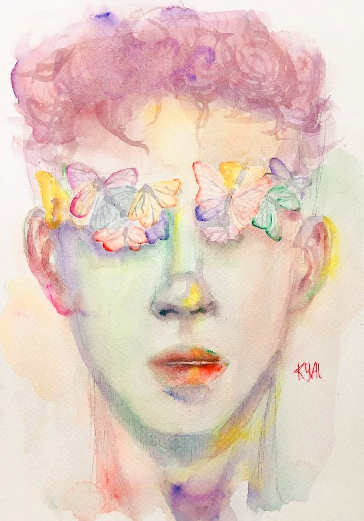 My art
#artbyKyal
#watercolorart