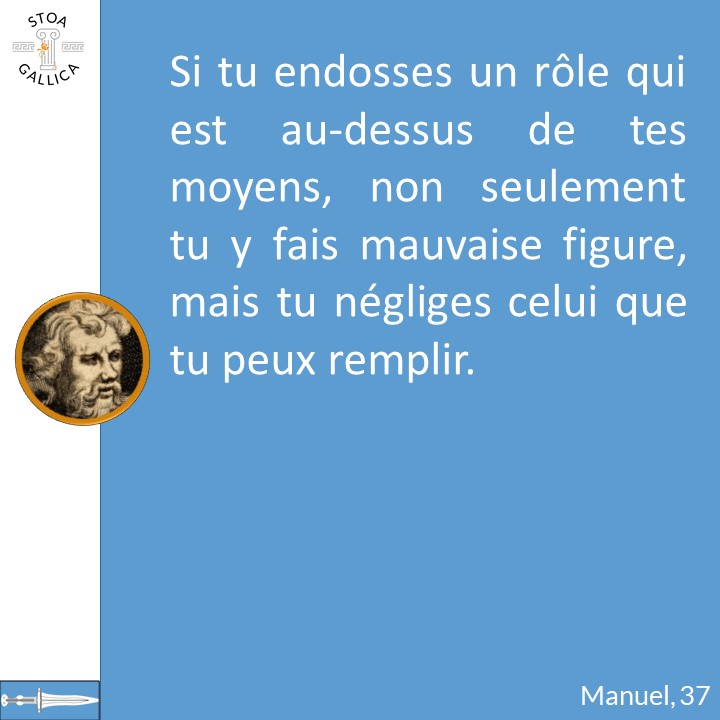 StoaGallica's tweet image. Epictète, Manuel, chapitre 37: conseils généraux.
#lecturesuivie #Manuel #Epictète #stoïcisme #philosophie