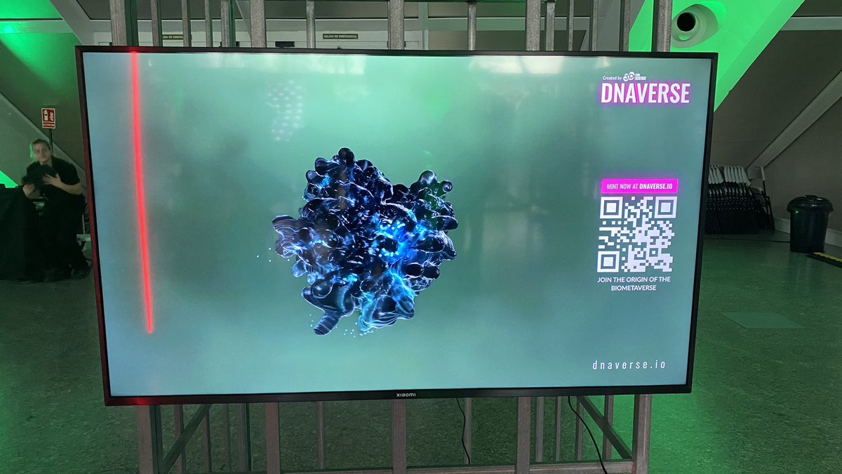Dnaverse_io's tweet photo. Our Genesis collection is being displayed  at @nftshoweurope in Valencia, Spain!

These are the Cryptoproteins, 200 unique NFTs for holding the keys of the BIOmetaverse✨

1:1 -  Mint open at https://t.co/JSL6N6nkkY 💎 https://t.co/1eepw9ICXc