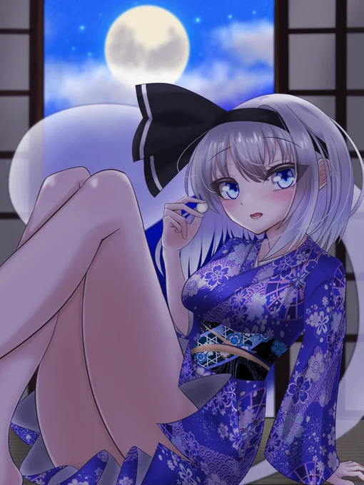 お月見妖夢ちゃん #toho_vote18 