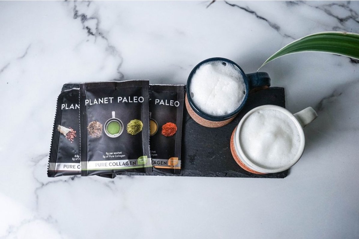PlanetPaleo's tweet photo. 🍵 Warm up with a Collagen Hottie 🍵 

We have a range of delicious collagen packed elixirs to nourish from within. 

Simply add to your favourite milk/non-dairy milk for a delicious warming tonic ✨ 

#planetpaleo #collagen #collagenlatte https://t.co/a1J0cgmq2L