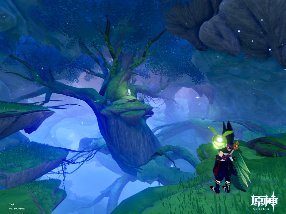 夢の中の景色きれいすぎてないちゃう 八木yagi のイラスト