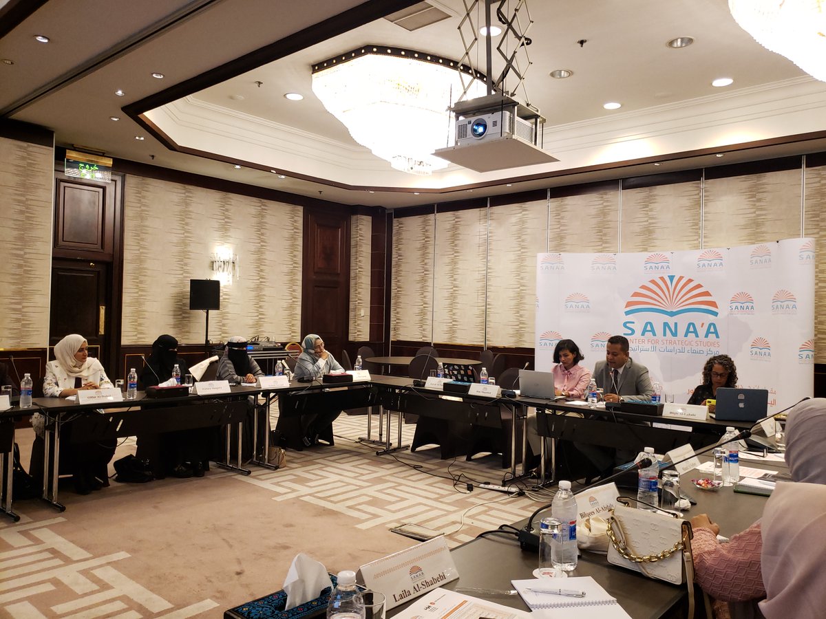 Sana’a Center (@sanaacenter) on Twitter photo “The loss of women’s participation in the peace process must be compensated for politically.” Opening remarks by <a href="/MAlmadhaji/">Maged Almadhaji ماجد المذحجي</a> at the Voices Absent from the Peace Process workshop held today in Amman, organized by <a href="/SanaaCenter/">Sana’a Center</a> & <a href="/ArabReform_ARI/">Arab Reform Initiative / مبادرة الإصلاح العربي</a> and funded by <a href="/EUinYemen/">EUinYemen</a>. “The loss of women’s participation in the peace process must be compensated for politically.” Opening remarks by <a href="/MAlmadhaji/">Maged Almadhaji ماجد المذحجي</a> at the Voices Absent from the Peace Process workshop held today in Amman, organized by <a href="/SanaaCenter/">Sana’a Center</a> & <a href="/ArabReform_ARI/">Arab Reform Initiative / مبادرة الإصلاح العربي</a> and funded by <a href="/EUinYemen/">EUinYemen</a>.