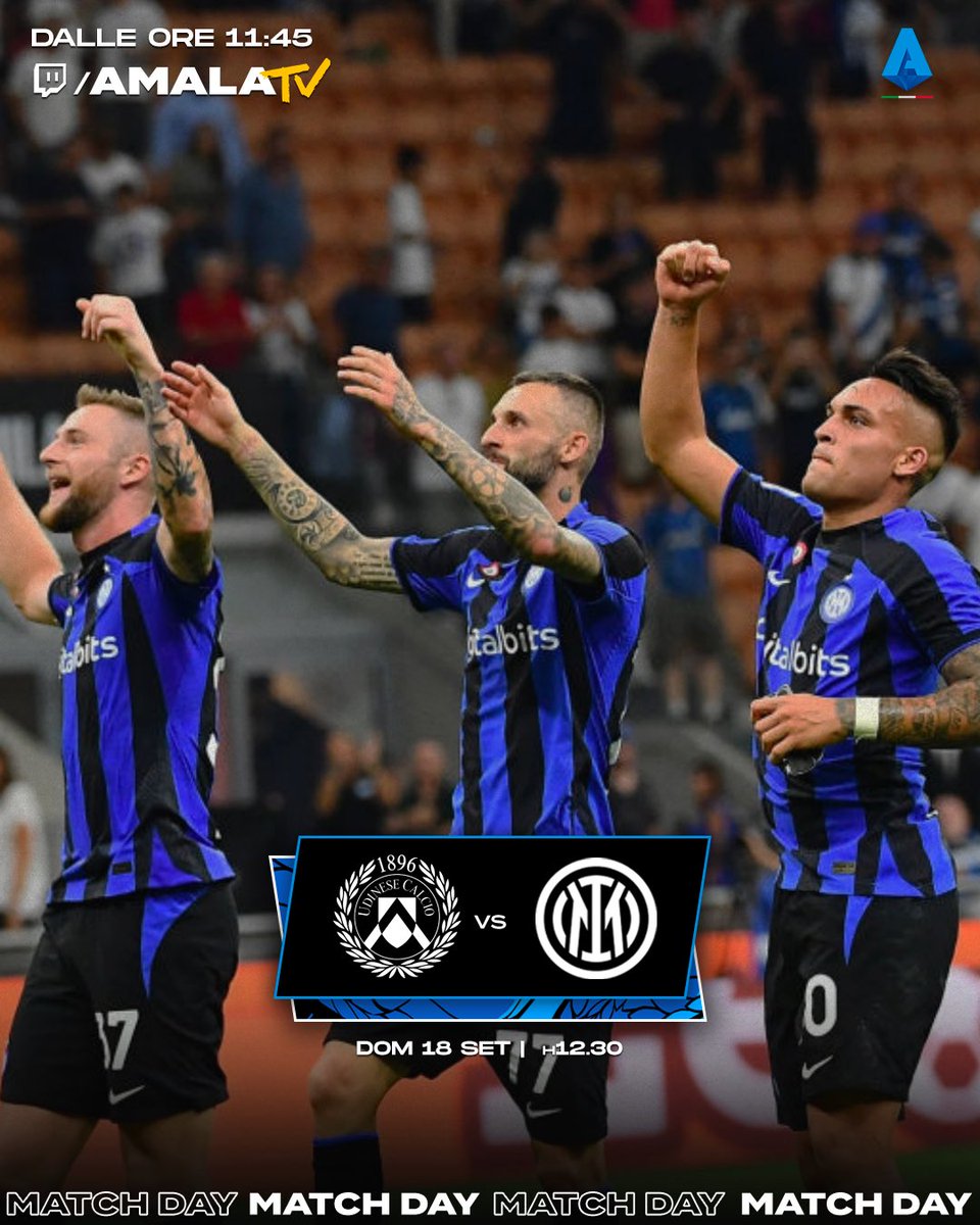 AmalaTV_'s tweet photo. Sarà crisi o rinascita?
Ci vediamo alle 12:00 su #Twitch per commentare e rifare insieme la nostra #Inter!
👉🏻 https://t.co/adGKCYAQBR
#UdineseInter #SerieA #Famala https://t.co/MyVTfFX4GJ