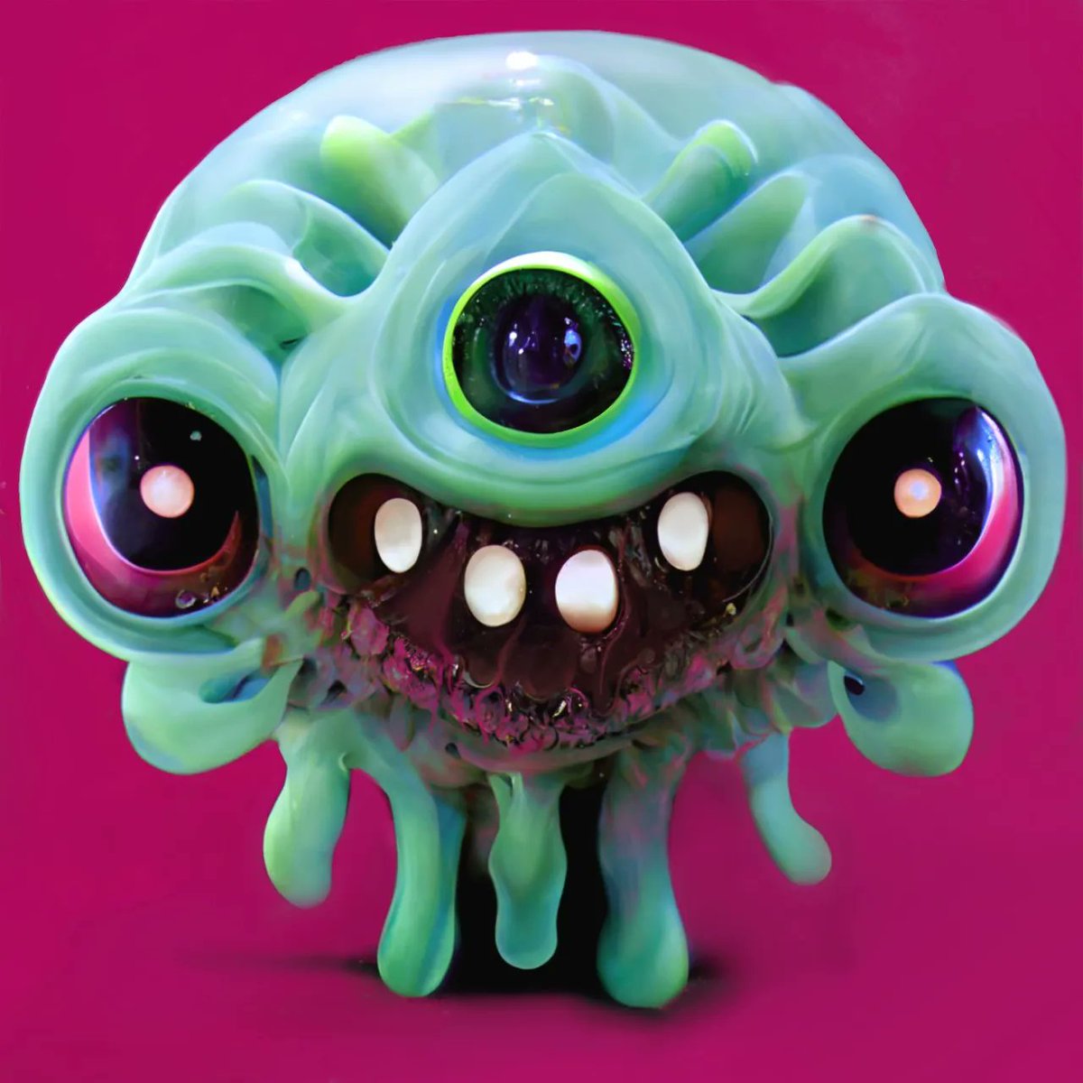 BLORP! #JELLIES #GLERP #CREATURE #NFTS #NFT #NFTartist #NFTartwork #ALIEN #MONSTER #WTF #COLLECTIBLE #SUPERRARE #SOLANA #ETH