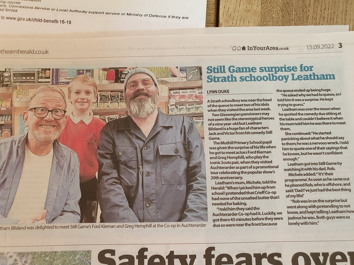 ActorScottish's tweet image. Thank you so much for this. My little brother fan of your program hasn't stopped talking about it since!