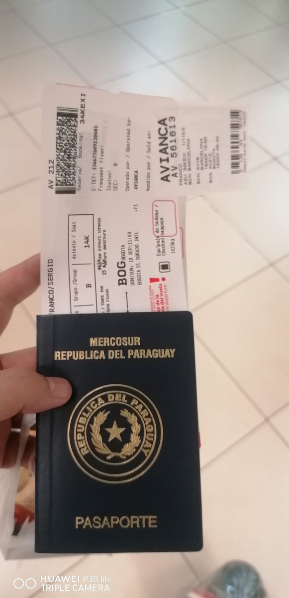 ¡Poder decir adiós, es crecer!
Primera parada: Luque 🇵🇾 (Gran Asunción) - Bogotá 🇨🇴