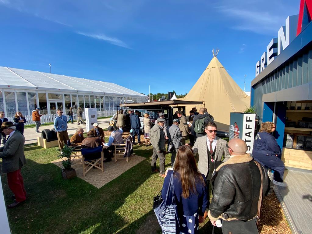 PFPR_Comms's tweet photo. Glorious start to the day for the 20 European media guests we've brought to the @GoodwoodRevival on behalf of #INEOSGrenadier.
#GoodwoodRevival #ReviveAndThrive #BuiltOnPurpose #Belstaff #autoindustry #publicrelations #autopr #automotivepr https://t.co/uwICD1n4NI