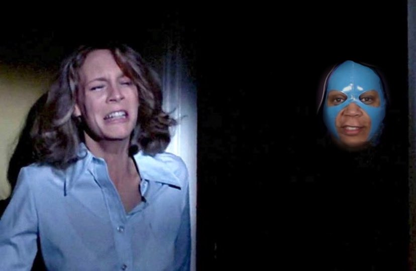 hugeasmammoth_'s tweet photo. I photoshop Rupaul in a movie scene until I forget… except I’m a bad at photoshop. https://t.co/nuczVepy9c