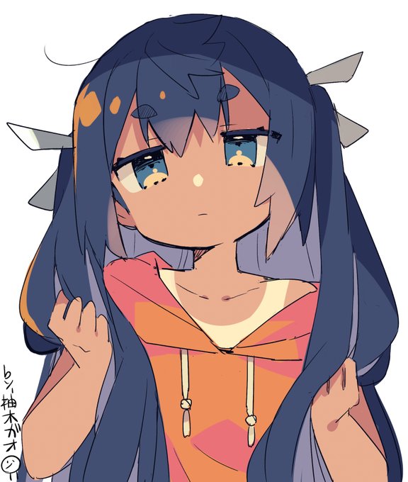 もふもふする妹ちゃん落書き 