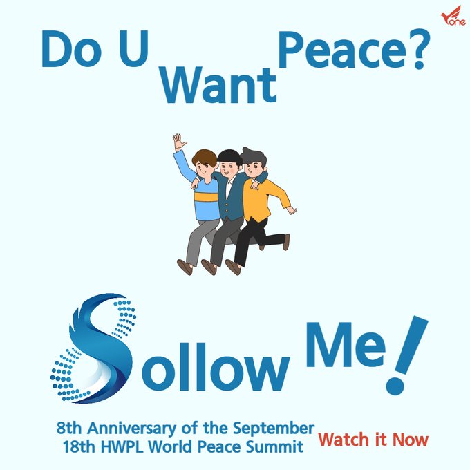 💌8th Anniversary of HWPL World Peace Summit 
Peace as an Institution: A Foundation for Sustainable Development

👉September, 18th, 2022
👉bit.ly/3RRyqUx

#918WorldPeaceSummit #8thAnniversary
#DPCW #NoWar #ManHeeLee 
#WorldPeace #ClickNow #Online