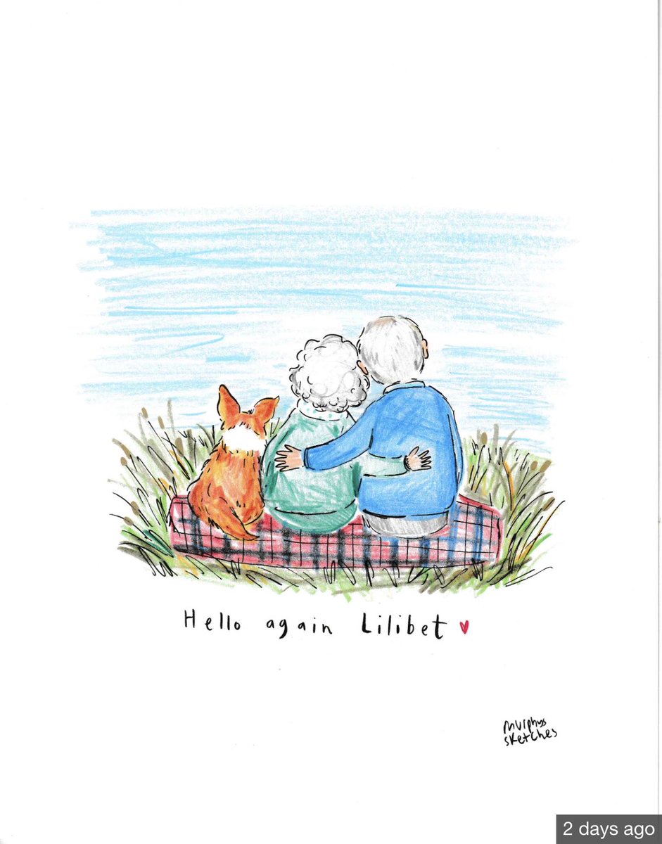 Beautiful image by Preston artist Kerri Cunningham #QueenElizabethII