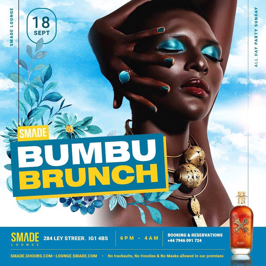 smadelounge's tweet photo. Come let’s Brunch and Vibe Issa Bank Holiday weekend… @smadelounge #GoodVibesOnly 🔥🤩🥳
@Smadeevents @iamSMADE #vip #smadeparties #litevents #PartyTime https://t.co/m0qfBBfP29