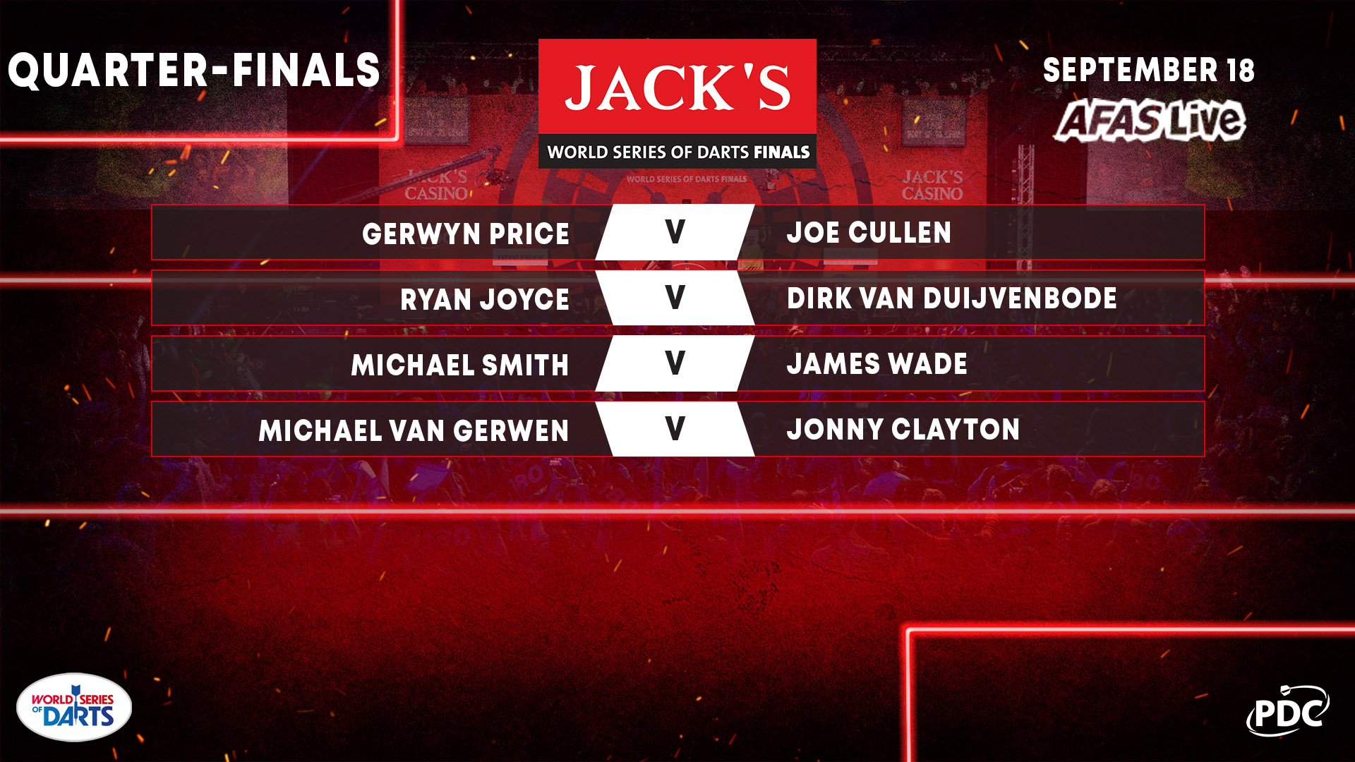 PDC Darts on Twitter "SCHEDULE OF PLAY! 🎯 It