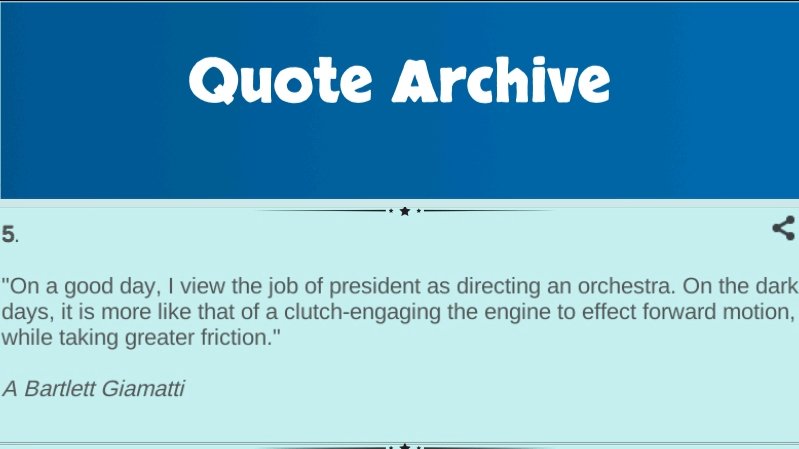 EADEVAPPS's tweet image. On a good day, I view the job of president as directing an orchestra. On the dark days, it is more like that of a clutch-engaging the engine to effect forward motion, while taking greater friction.
A Bartlett Giamatti
#cryptograms #quotes #quoteoftheday

play.google.com/store/apps/det…