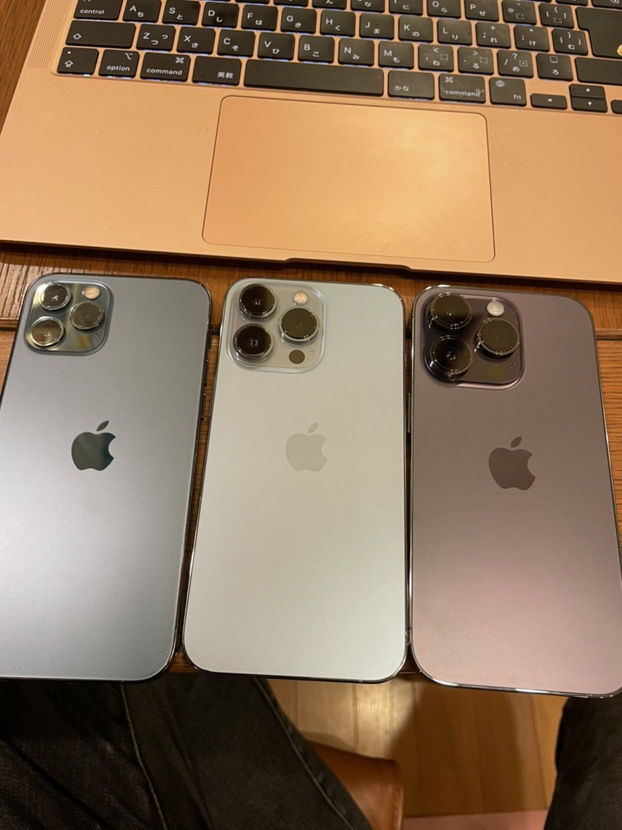 dstar1123's tweet photo. やっとiPhone14Pro取ってきたー！！
紫かっこいい😏😏 https://t.co/etxqsLV4RW
