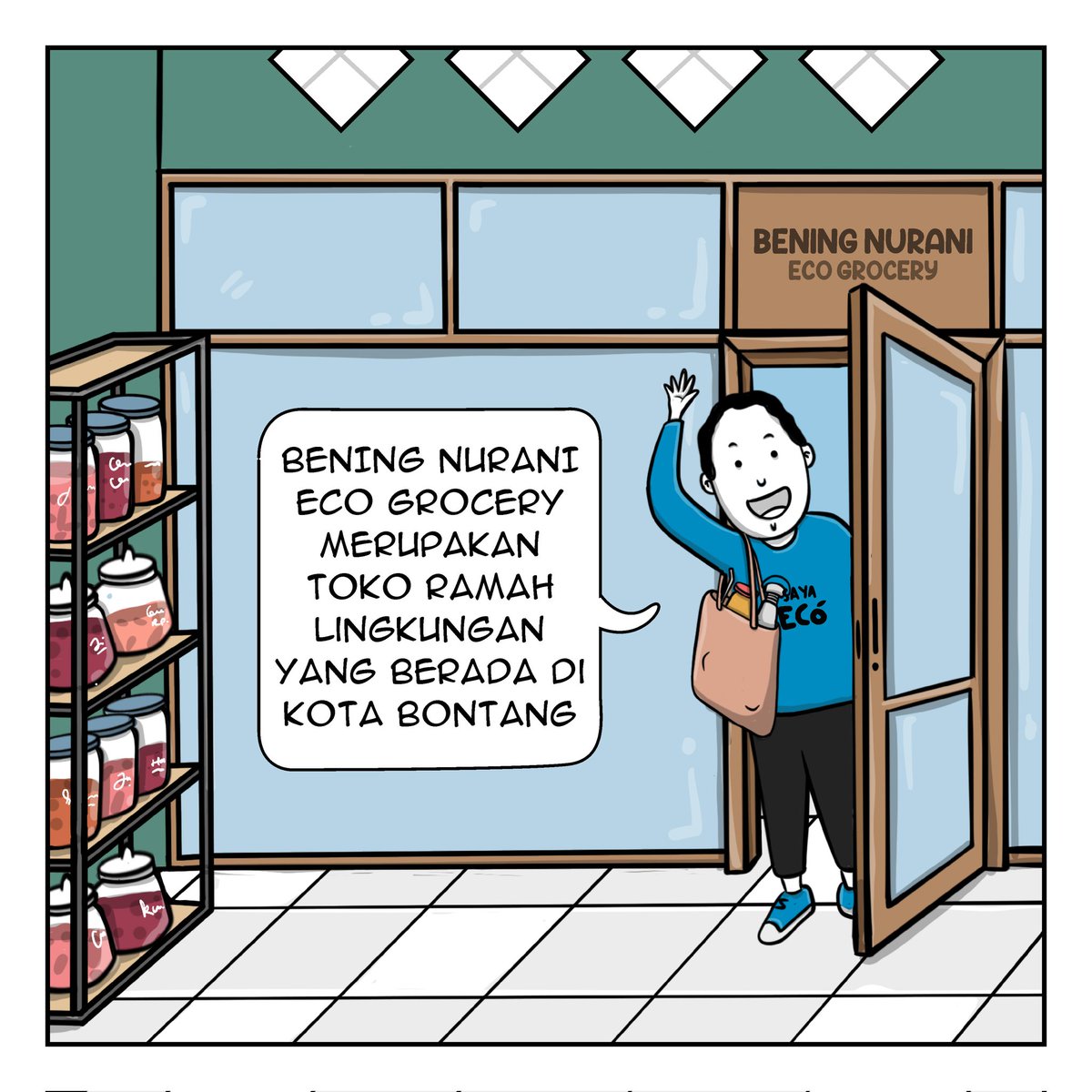 AZWIndonesia's tweet photo. Siapa di sini yang mau belanja ramah lingkungan di @bulkstore_bontang bareng Pak Eco dan Kak Logy?
#AZWIndonesia #YPBB #Kaklogy #PakEco #Komik #ZeroWaste #Bulkstore #Refill #reuse #refillcenter #Refillstore #RamahLingkungan https://t.co/mUrP7vPLvl