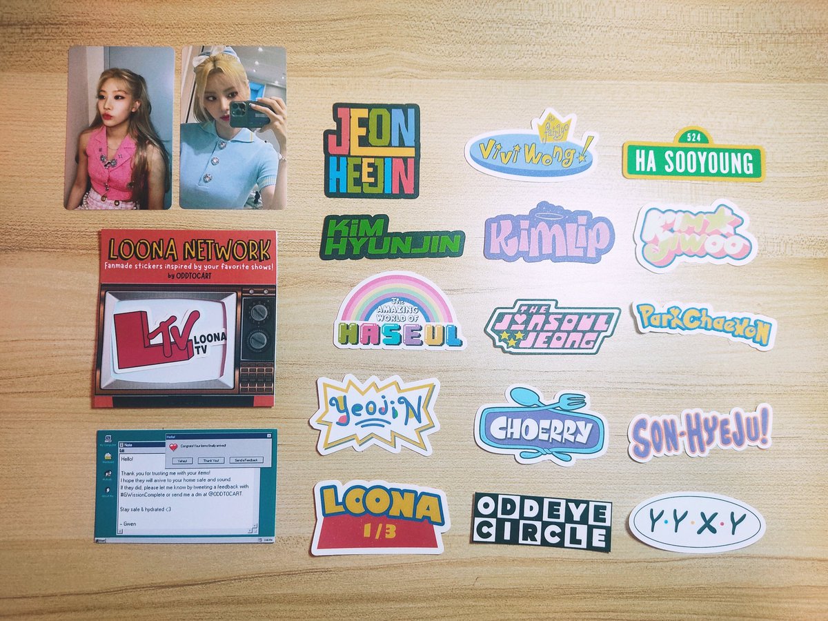 moonsuntrash's tweet photo. the loona network sticker set arrived today π«Άπ» super ganda ng quality ng stickers plus the packaging is so pretty and secured din ~ love the freebies, too! π
thank you so much po @ODDTOCART #GWissionComplete π https://t.co/DgfROdQNLO