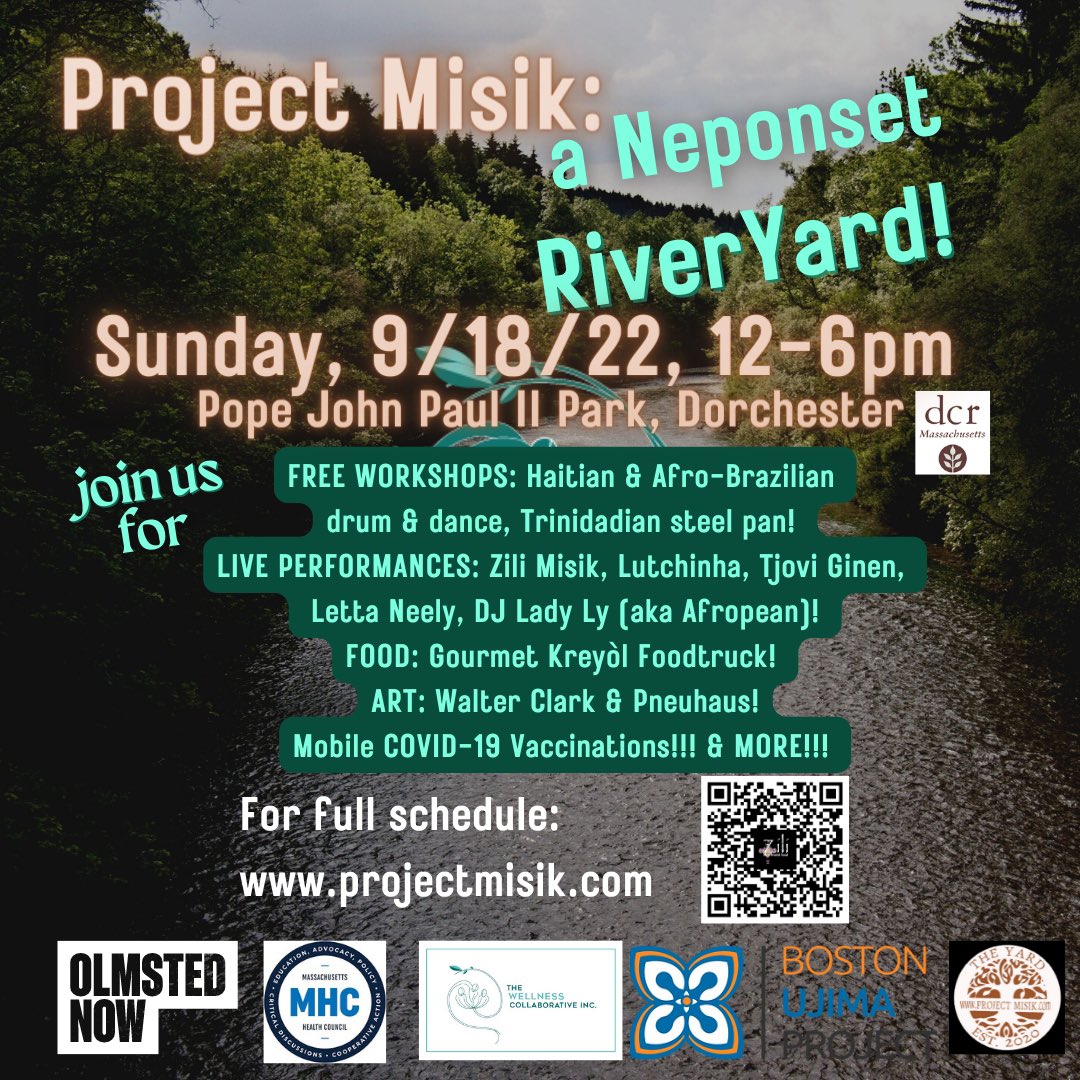 Exciting #livemusic TODAY, Sunday 12-6 at Pope John Paul II Park in #dorchester. Come check out great artists including <a href="/Djladyly/">Dj lady ly</a>, food from <a href="/GourmetKreyol/">Gourmet Krèyol</a>, and great partners <a href="/UjimaBoston/">Boston Ujima Project</a> <a href="/MAHealthCouncil/">Massachusetts Health Council</a>