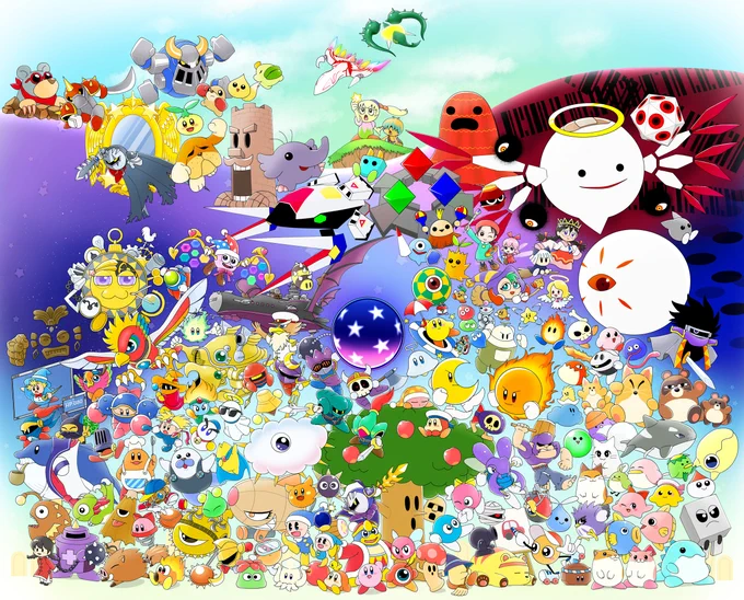 #星のカービィ30周年を365日祝いたいチャレンジなんで自分で自分の首を絞めるようなバトルフィールドにしちゃったの…? 