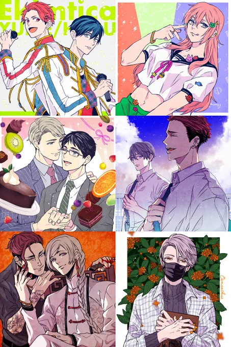 インスタ(https://t.co/ke4hb6ZjUd)のストーリーでお題を募って描いたもの・2022初秋編✍
1枚目はオリジナル、2枚目はファンアートです。
お題を下さった方々、ありがとうございました🍀 