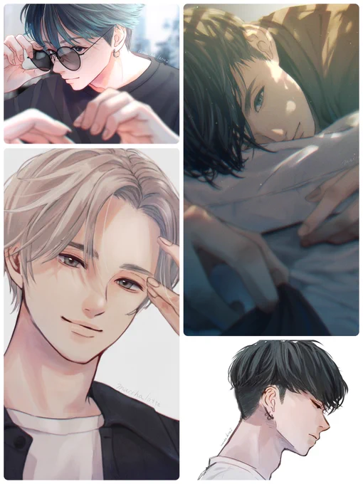 #自創作男子イラストフェス01素敵なタグですね 
