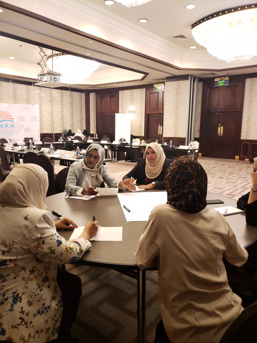 Sana’a Center (@sanaacenter) on Twitter photo Group discussions during the first day of the Voices Absent from the Peace Process workshop within the <a href="/SAWTProject/">SAWT - صوت</a> .
<a href="/ArabReform_ARI/">Arab Reform Initiative / مبادرة الإصلاح العربي</a>
<a href="/EUinYemen/">EUinYemen</a> Group discussions during the first day of the Voices Absent from the Peace Process workshop within the <a href="/SAWTProject/">SAWT - صوت</a> .
<a href="/ArabReform_ARI/">Arab Reform Initiative / مبادرة الإصلاح العربي</a>
<a href="/EUinYemen/">EUinYemen</a>