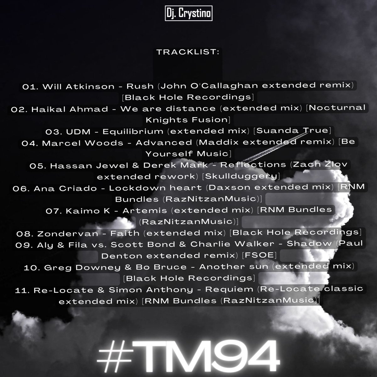 DjCrystino's tweet photo. This is Trance Motion #94❗OUT NOW❗Stream/download:
https://t.co/ftRow2D2n3
#trance #vocaltrance #upliftingtrance #techtrance #hardtrance #TM94 @CharlieWalkerDJ @DjPaulDenton @GregDowney #djcrystino #live #stream #weekend #show #twitch https://t.co/ITHlmRCdNU