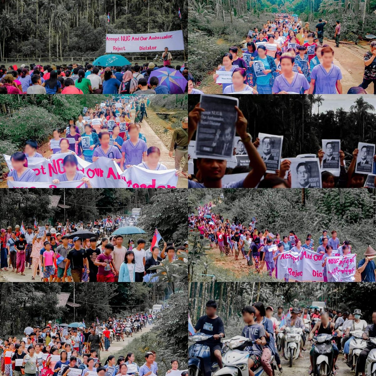 Anti-coup revolutionary coalition strike in Tanintharyi's Dawei district, Thayetchaung township.

Photo: CJ

#2022Sept18Coup #CivilianCasualtiesByJunta #WhatsHappeningInMyanmar