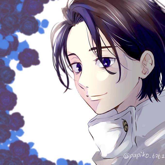 相互さんに捧げた乙骨パイセン描くのめちゃくちゃ久々 