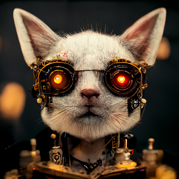 P85Crypto's tweet photo. Robotic Cyberpunk Cat

Testing new designs for the new collections, what do you think ? 

50 Likes in order to process the collection, 
YOU DECIDE

Help us decide, give a LIKE or not

#nft #nftcommunity #nftcollector #crypto #cryptocurrency #nfts #nftart #openseanft #nfts https://t.co/5N7lFThjPn