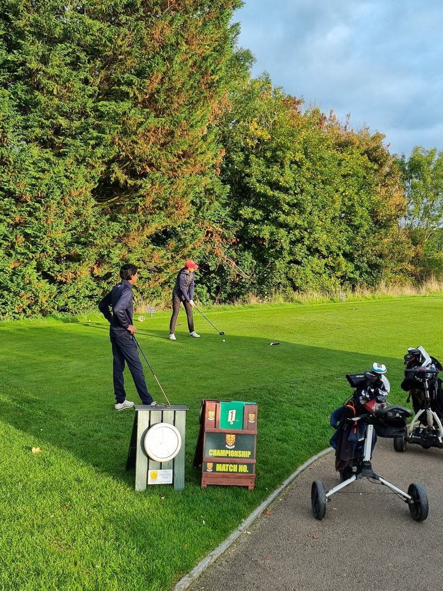 The West of England U16 Championships are underway @cotswoldhillsgc A really good field of young talent from around the country are here playing today. #glosgolflive