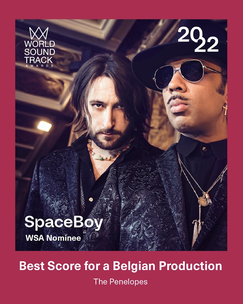 LarreaEusebio's tweet photo. 👏🚀 @thepenelopes nommé aux @WSAwards pour la bande originale du film belge SpaceBoy d’@OlivierPairoux #wsawards #soundtrack #filmmusic #kwassafilms https://t.co/kAofUViXXs