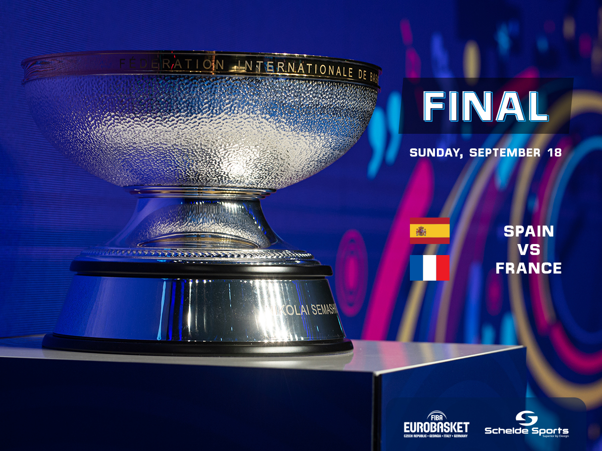 Today we get ready for the final of FIBA EuroBasket 2022 in Berlin. Spain vs France. GAME ON!