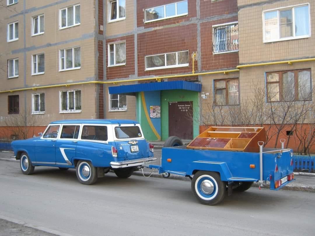 ГАЗ 2402 С прицепом
