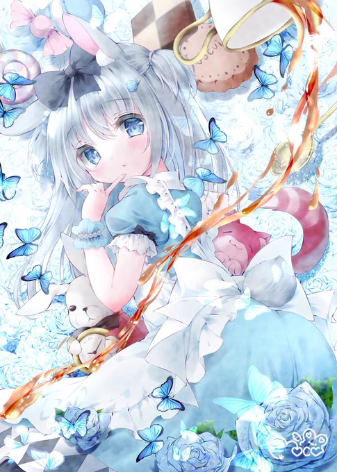 #絵柄が好みって人にフォローされたいケモミミ娘ちゃんはいかがですか?? 