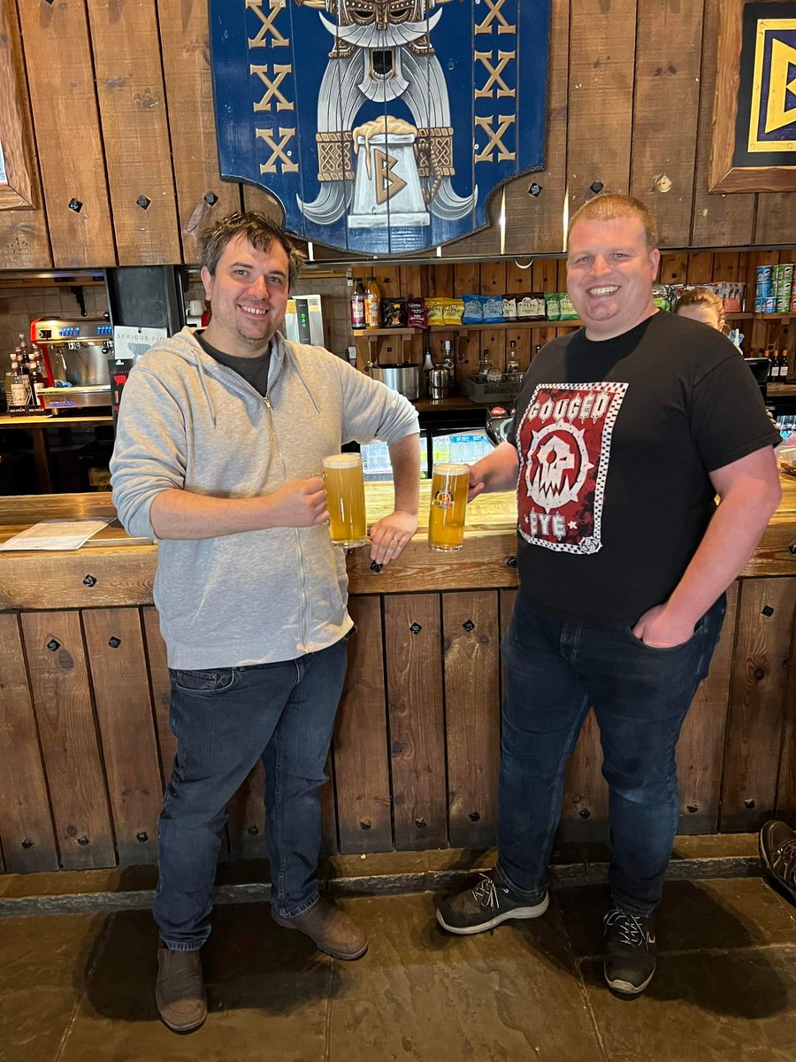 nineinchcharge's tweet photo. We have arrived! #bugmansbar #warhammerworld https://t.co/j3Ki5LxrmB