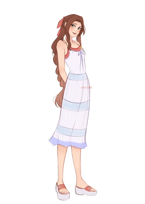 「sandals sundress」 illustration images(Latest)