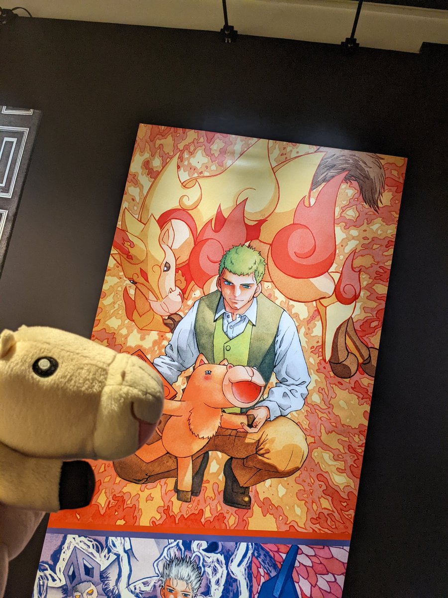 polasukarun's tweet photo. キャンチョメのぬいぐるみと
ウマゴンのぬいぐるみ持って
行ってきました!
グッズもたくさん買いました!
ファンにとって最高の空間でした。

4枚目の過去のグッズも宝物です
完全版歯抜けですがレンタル中です
ガッシュの良さを伝えてます!

#雷句誠原画展に行ってきたのだ https://t.co/lUu4w8iSeE