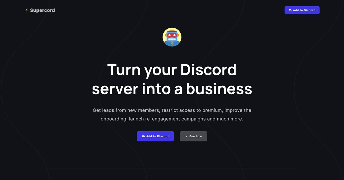 BoscoSoler's tweet photo. Domingo de side project con @rauldemarras para salir de beta y lanzar @getsupercord 1.0 🤩

¡En breve lanzamiento oficial! 🚀 https://t.co/acTqwbrB2x