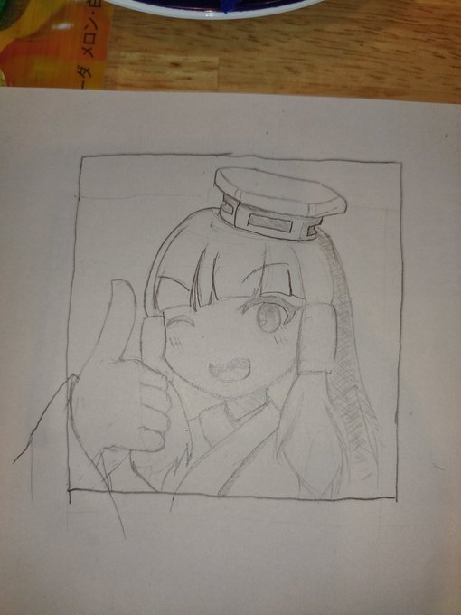 アナログで絵を書いて写真でツイッターに上げるときの話
白紙は白いが写真だと多少光源があっても暗い灰色になる
スマホでデフォ搭載されてる機能で写真を明るくしろ
2枚目は明度を上げるのとモノクロにする効果をあとづけしたものだ
紙に書ききるまで頑張ったならば最後の写真加工くらい頑張れ 