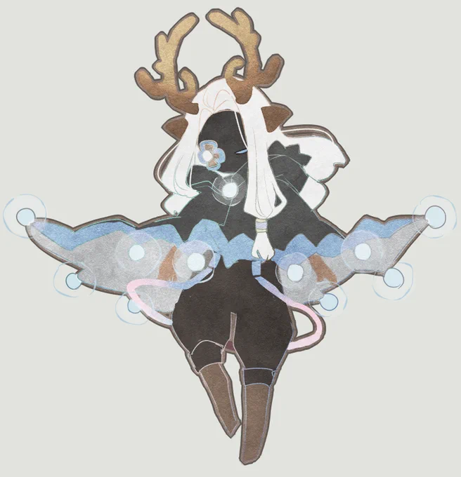 砕ケル闇ノ季節生まれです…すかいたのしい… #skyイラスト 