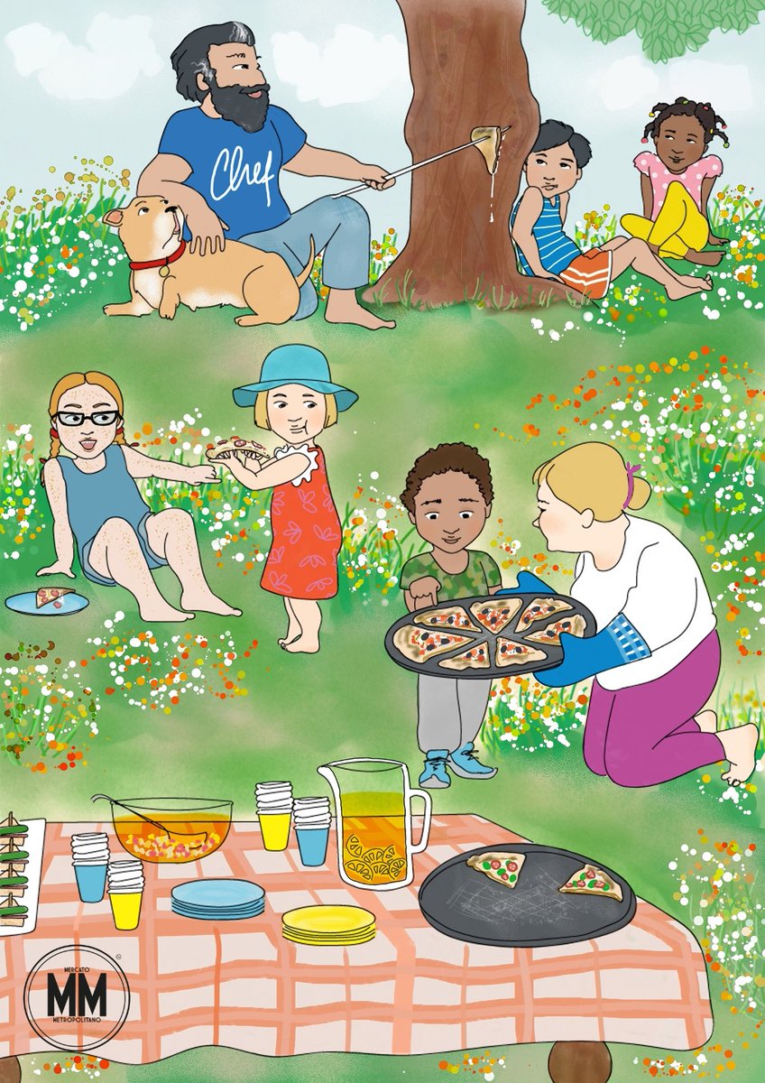 El_on_air's tweet photo. Happy Sunday 😊#happysunday #pizza #nature #dog #puppy #mercatometropolitano #illustration #childrensbooks #summercamp https://t.co/1BfT9TZnsa
