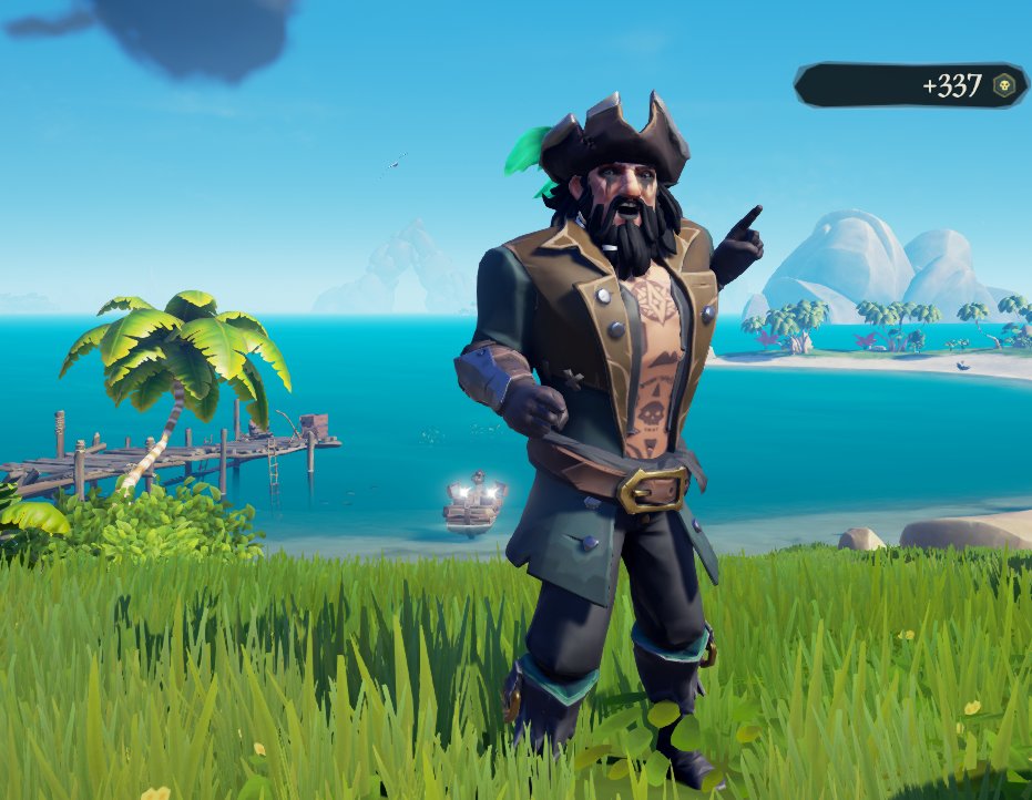 Gloombeard's tweet photo. 44~ worth of ancient skeletons reanimated and 7000 Ancient Coins claimed, plus another two skeletons which gave us nothing! Bet they would've been the really fat ones!
See you, Black Friday!
#SeaOfThievesCommunityDay
#SeaOfThieves
#DeathAndDecay
#TakeWhatYouCan
#GiveNothingBack https://t.co/wiTxnBKYvC
