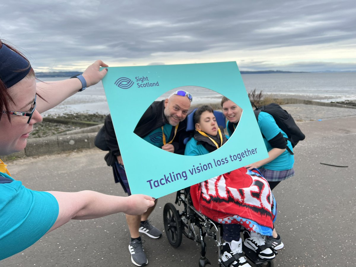 lucy_chetty's tweet photo. Ready to start the @thekiltwalk with the @SightScotland Royal Blind School walking team🥳 Raising funds for our Innowalk Pro - thank you for all your kind donations! https://t.co/RniFhSeMBA https://t.co/fJLnAkyh3h