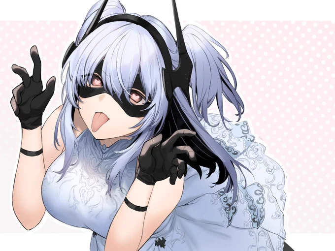 配信サムネ用 んgsの自キャラ絵 
