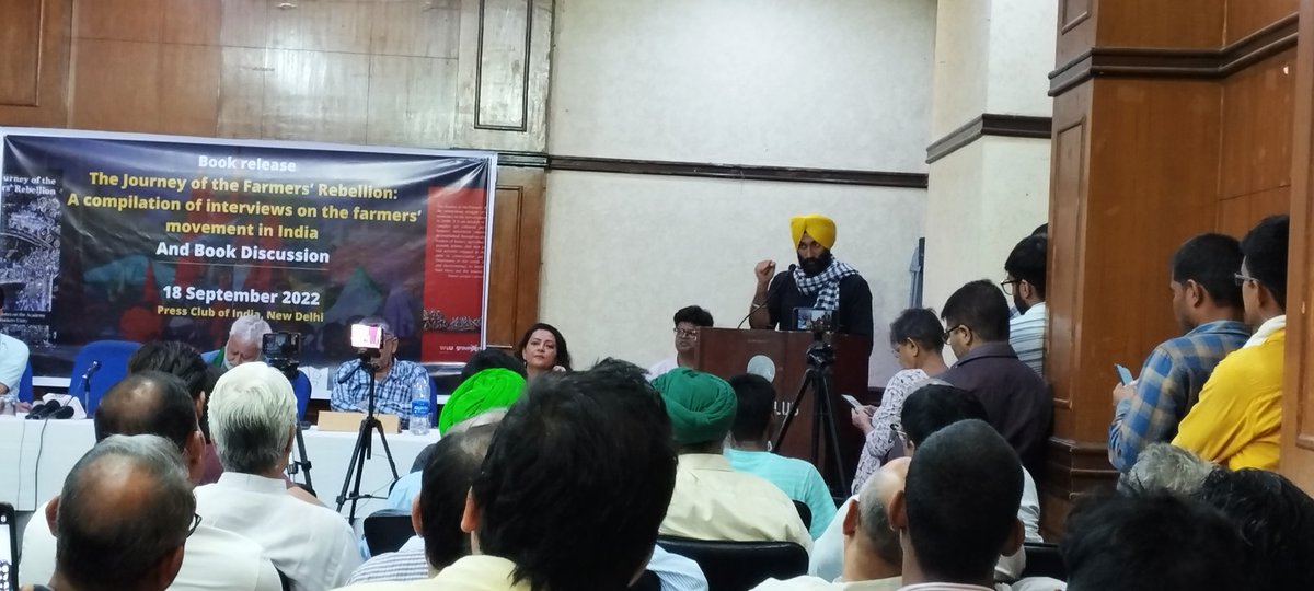 Com. Rajinder from Kirti Kisan Union highlighted that repealing the 3 Farm Laws will not solve India's agrarian crisis. He argues that Punjab's wheat/paddy monoculture model has been devastating farmers post Green Revolution. An ecological alternative must be won by struggle.