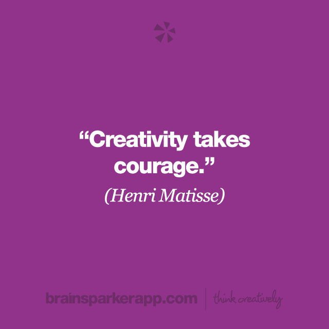brainsparkerapp's tweet photo. "Creativity takes courage." (Henri Matisse) What courageous step could you take today? ๐ค๐ช
#creativethinking #ignitingcreativity #thinkcreatively #inspiringquotes https://t.co/dyxMbLIhrt