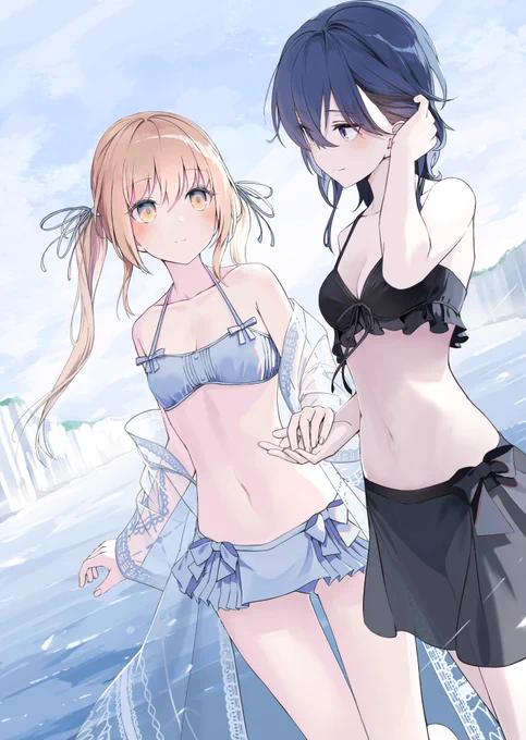 楽園の水辺にて#ふたり武器 